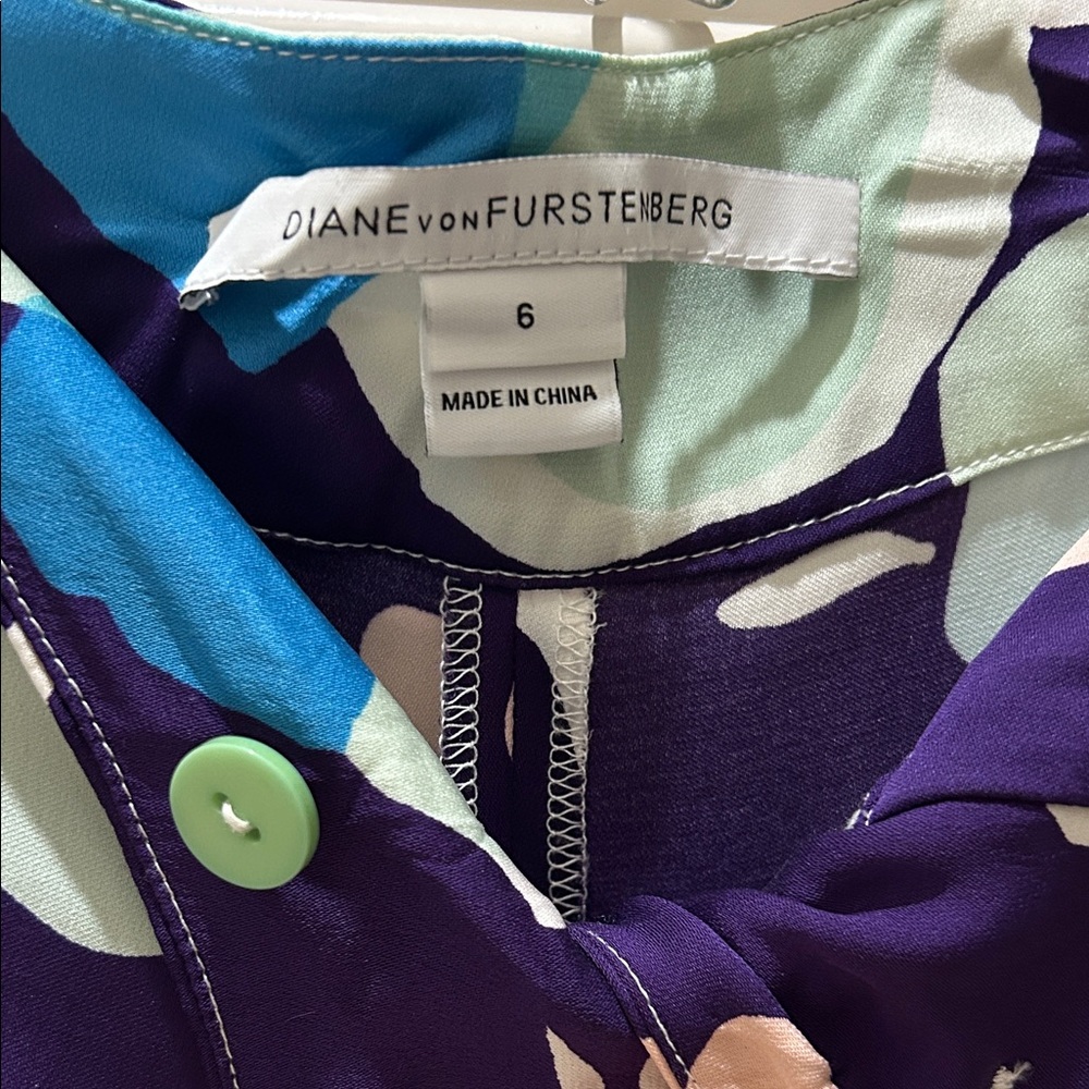 Diane Von Furstenberg Multicolor Floral Silk Pants - Picture 5 of 14